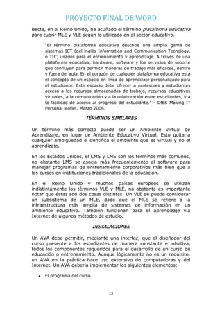 Ambientes virtuales de aprendizaje