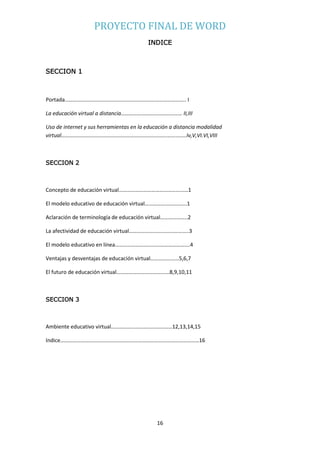 Ambientes virtuales de aprendizaje