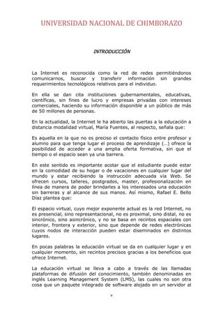 Ambientes virtuales de aprendizaje