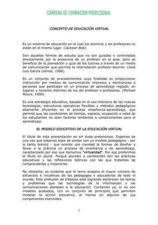 Ambientes virtuales de aprendizaje