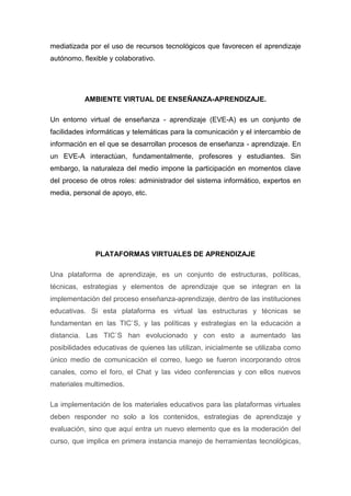 Ambiente virtual de aprendizaje