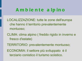 Ambiente mediterraneo 