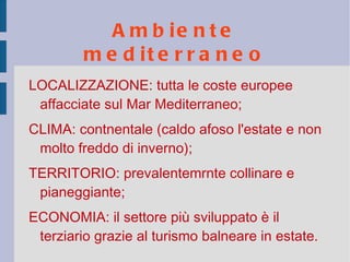 Ambiente delle pianure 