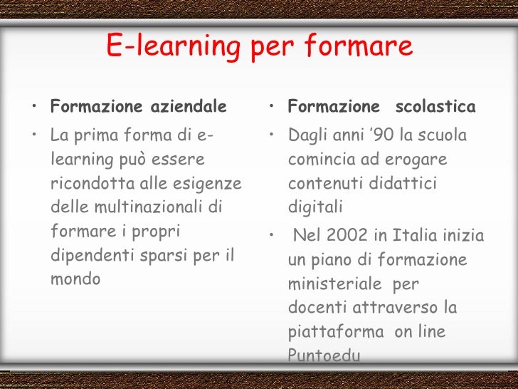 Gli Ambienti Di Apprendimento Online Si Dividono In: