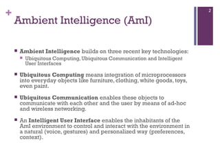 Ambient Intelligence | PPT