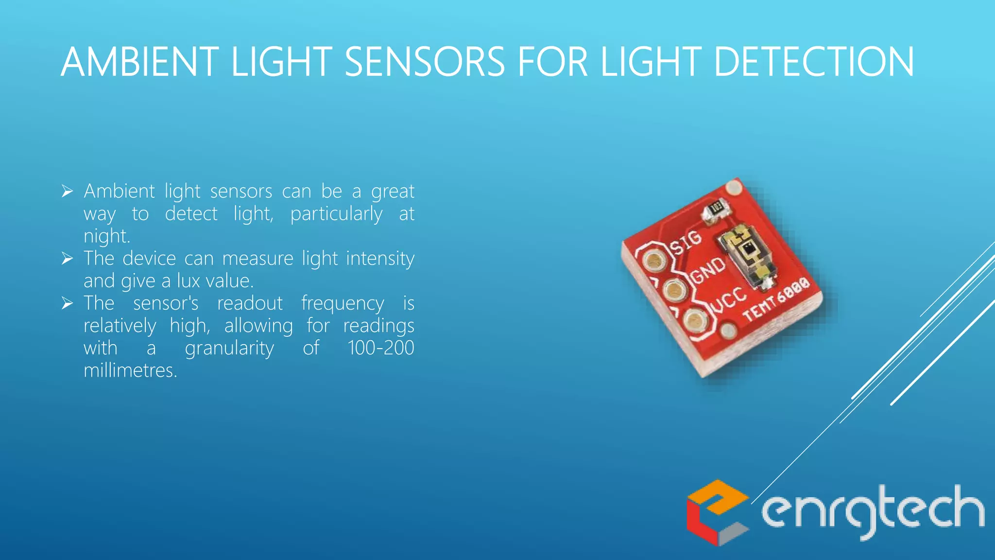 Ambient light sensors | PPTX