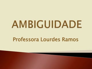 Professora Lourdes Ramos

 
