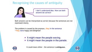 Ambiguity creation and solutions to.pptx