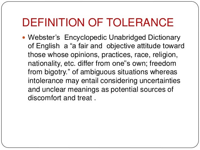 the meaning of tolerance essay the meaning of tolerance essay