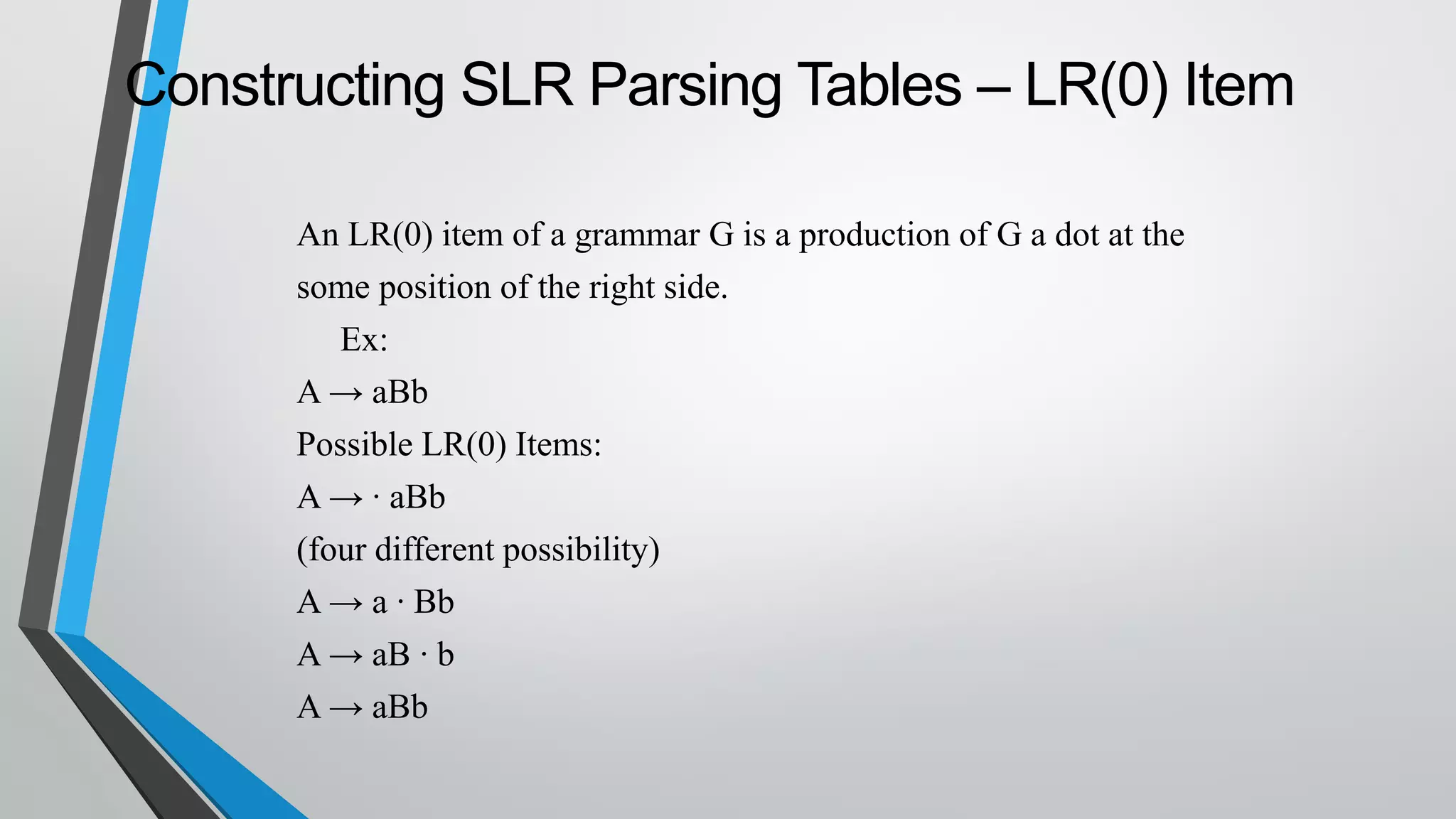 Ambiguous grammar, dfa and slr grammar. | PDF | Programming Languages ...