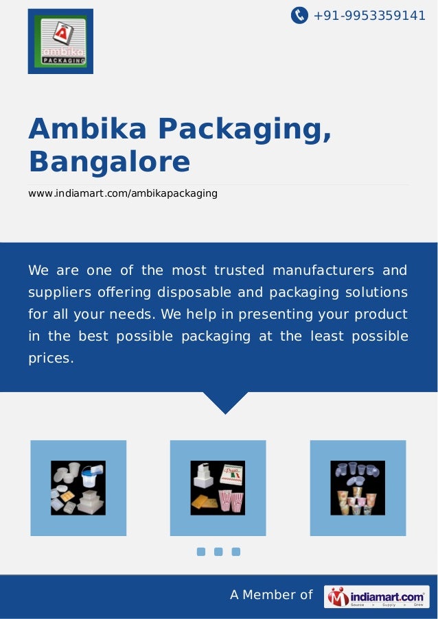 Ambika Packaging, Bangalore, Packaging Container