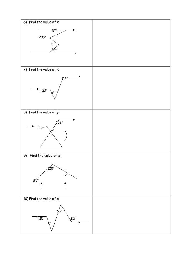 EXERCISE PARALLEL LINES