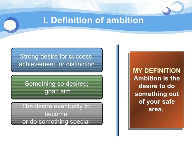 Ambition Presentation Jenny