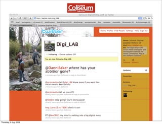 Thursday, 9 July 2009
 