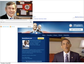 Thursday, 9 July 2009
 