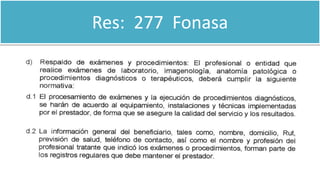 Res: 277 Fonasa
 