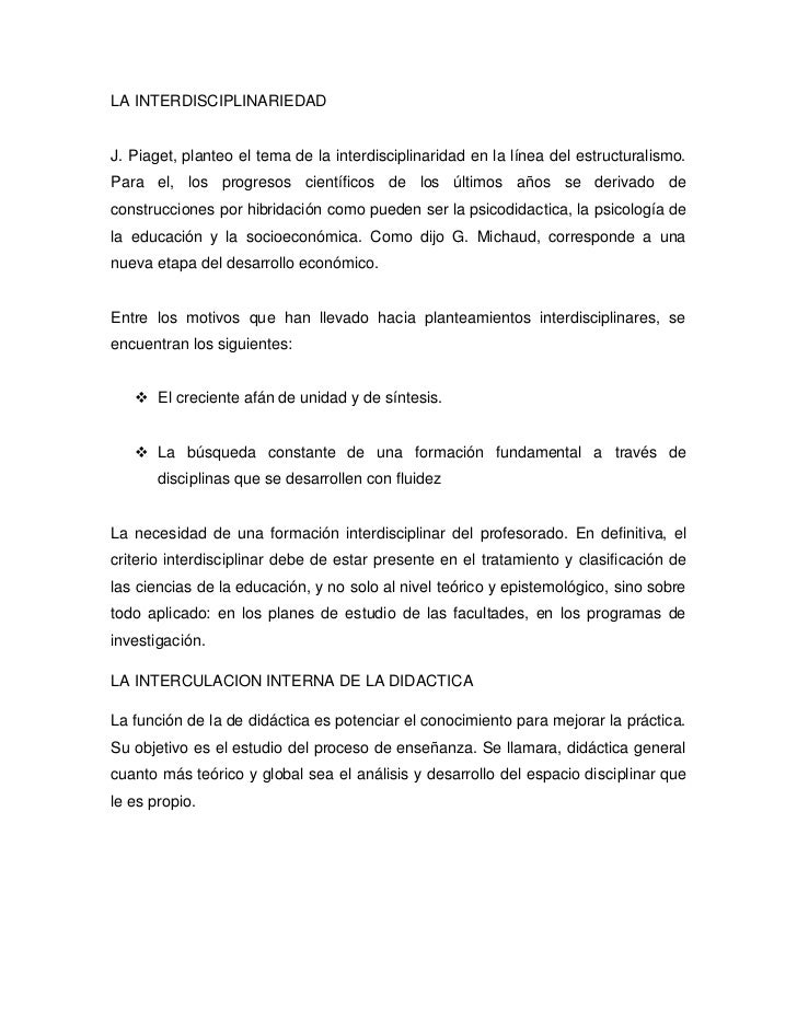 Ambitos de intervencion de la didactica
