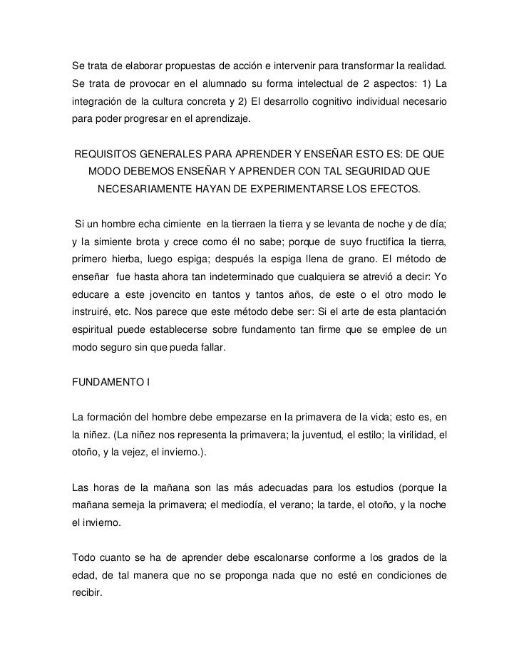 Ambitos de intervencion de la didactica
