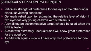 Fixation Preference Testing AMBLYOPIA & Modern Treatment Options.pptx