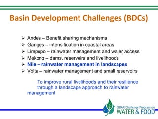 Rainwater management for food security and environmental services in Ethiopia 