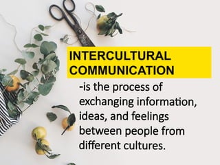 coping with the challenges of intercultural communication | PPTX