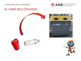 CONEIX MILLOR ELS RESIDUS!
EL CAMÍ DELS ENVASOS
 