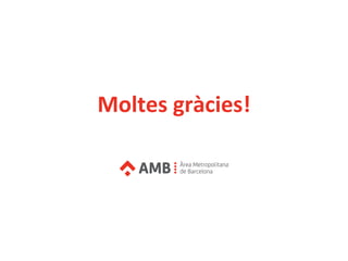 vols saber-ne mé s? visita www.amb.catMoltes gràcies!
 
