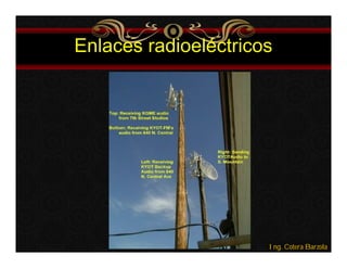Enlaces radioeléctricos 
Ing. Cotera Barzola 
 