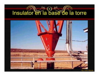 Insulator en la base de la torre 
Ing. Cotera Barzola 
 