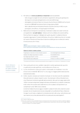 Studio Ambrosetti sul Nucleare