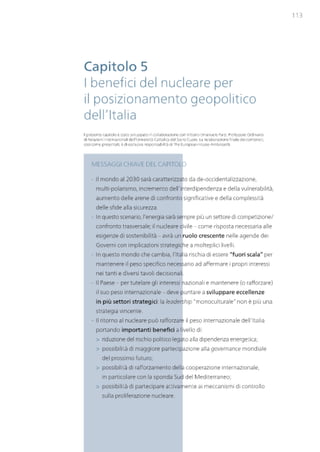 Studio Ambrosetti sul Nucleare