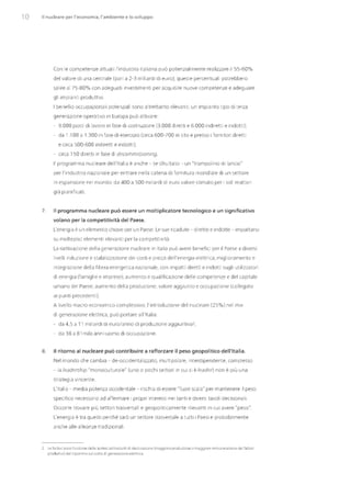 Studio Ambrosetti sul Nucleare