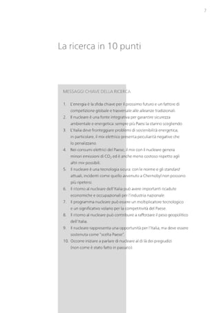 Studio Ambrosetti sul Nucleare