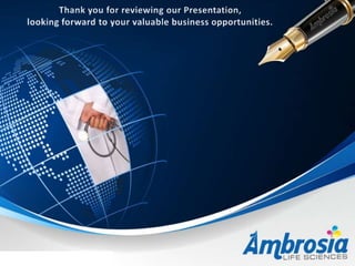 Ambrosia Corporate Presentation 2012
