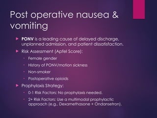 Ambulatory Anaesthesia or Day Care Anaestheisa | PPTX