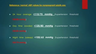Ambulatory blood pressure monitoring [abpm] | PPTX