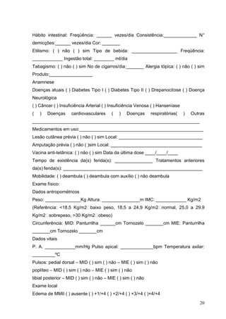 Ambulatório de feridas cepti