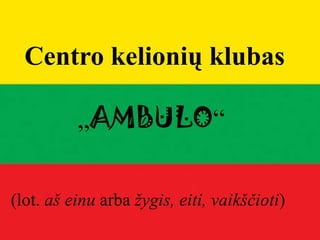 Ambulo | PPTX