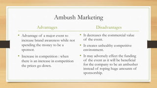 Ambush Marketing | PPTX