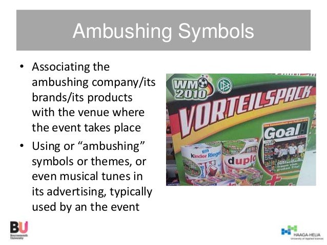 Types of ambush marketing image