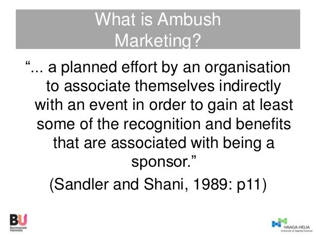 Ambush marketing thesis image