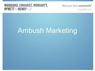 Ambush Marketing 