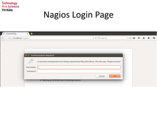 Nagios Login Page
 