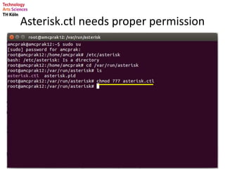 Asterisk.ctl needs proper permission
 