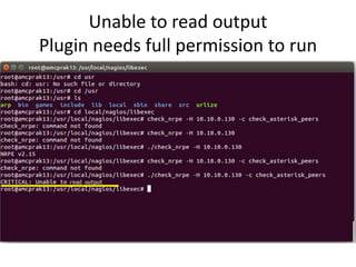 Unable to read output
Plugin needs full permission to run
 