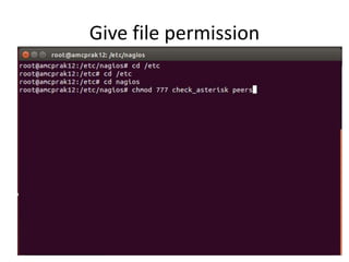 Give file permission
 