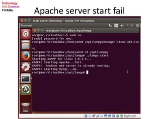 Apache server start fail
 