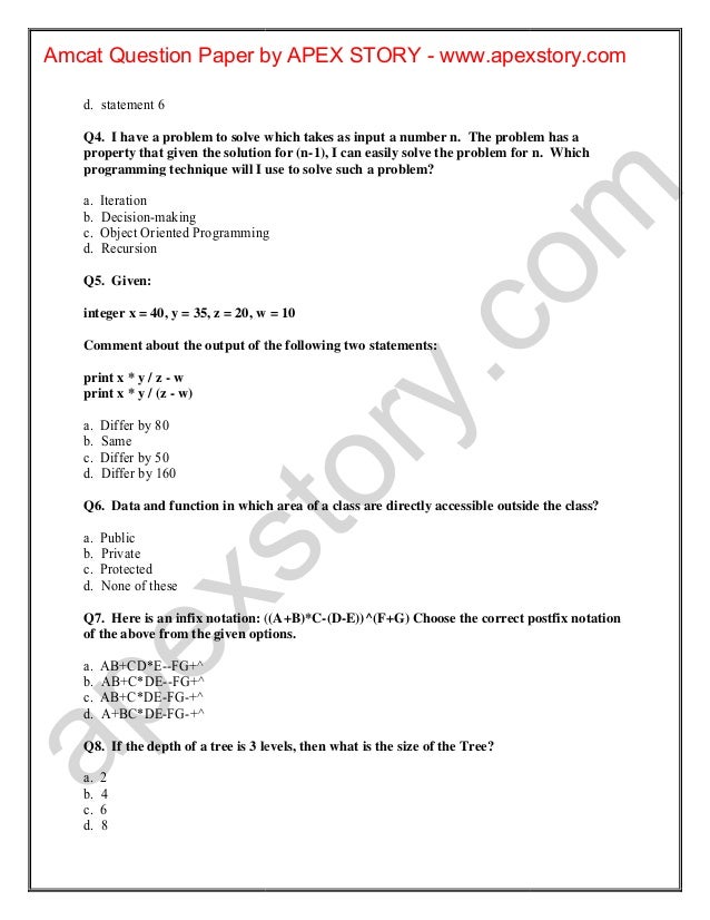 aimcat question papers aimcat question papers