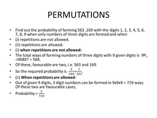 PERMUTATIONS

 