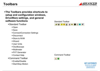 Advanced Motion Controls drive ware and digiflex product overview march ...